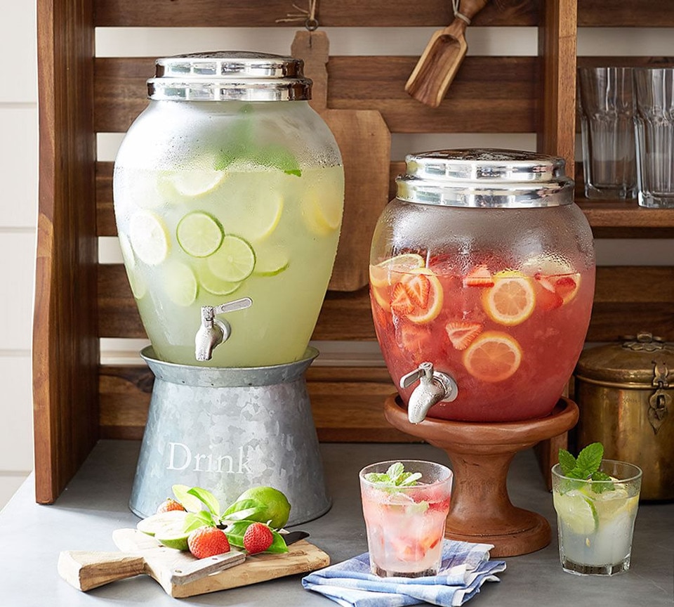 Glass Drink Dispenser Pottery Barn Australia